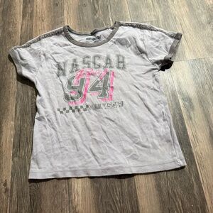 vintage-style NASCAR graphic t-shirt